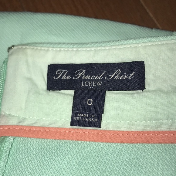 J Crew The Pencil Skirt 100% Cotton - Picture 6 of 8